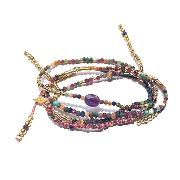 Charm Bracelet Amethyst