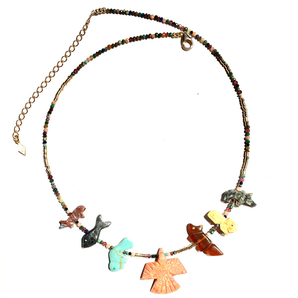 Amulets Tourmaline Necklace