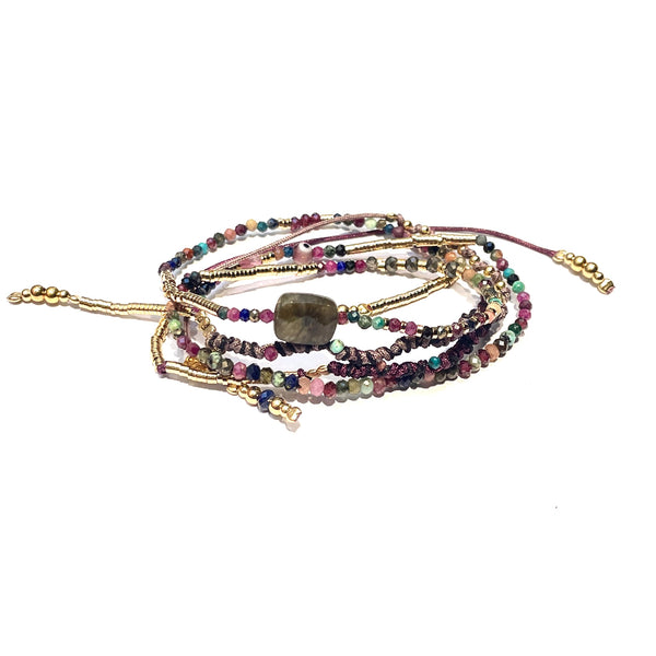 Bracelet Charm Labradorite