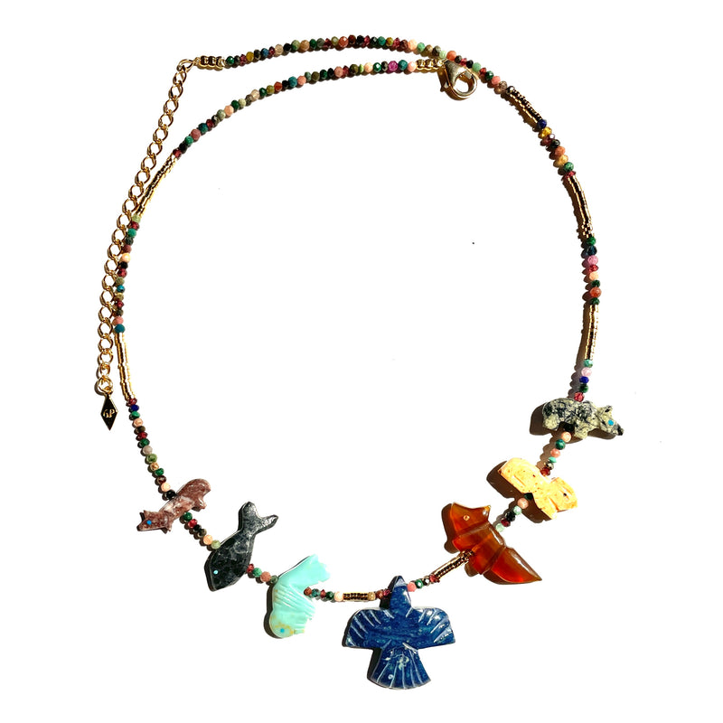 Amulets Tourmaline Necklace