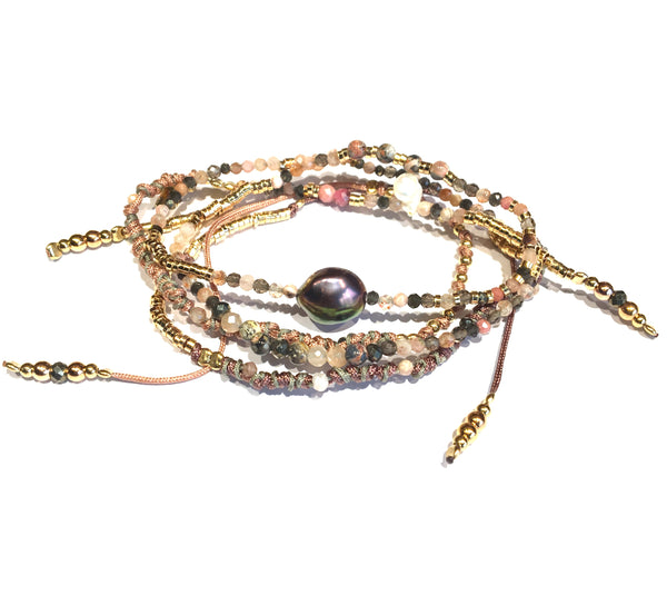 Charm Bracelet Tahitian Pearl
