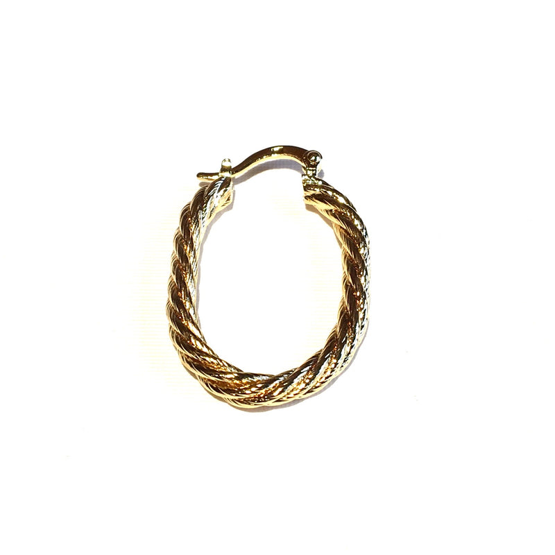 Max Oval Rope Hoop in Dalmatian Jasper