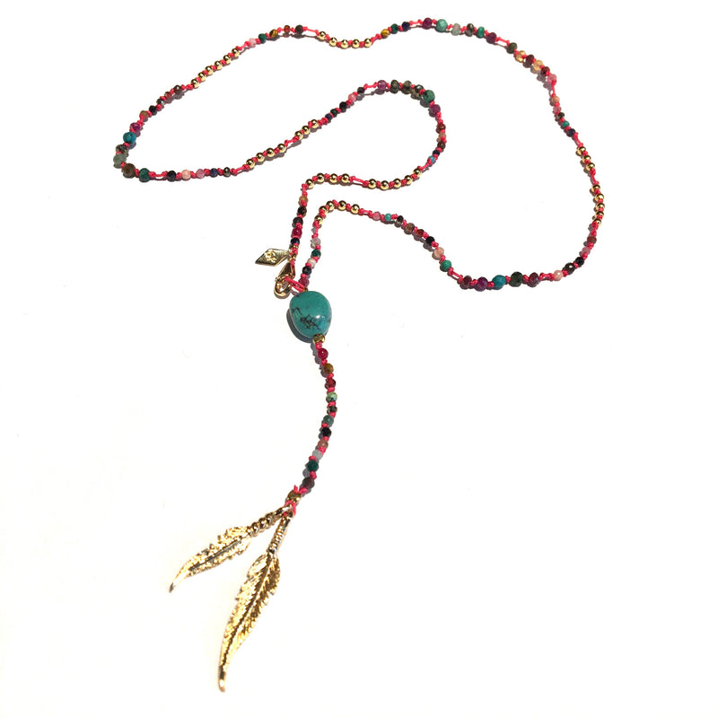 Handwoven Rosary Necklace